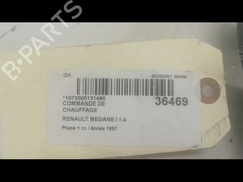 Used Climate control RENAULT MEGANE I (BA0/1_) 1.4 e (BA0E, BA0V) (75 hp) 9601094