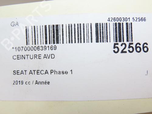 Front right belt tensioner SEAT ATECA (KH7, KHP) 1.6 TDI | BP28801807C88 