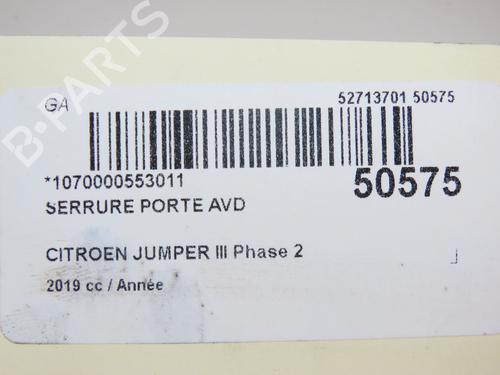 Used Front right lock CITROËN JUMPER II Van 2.0 BlueHDi 110 (110 hp) 19319575