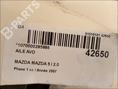 Błotnik przedni prawy MAZDA 5 (CR) 2.0 CD (CR19) | BP9614891C42 