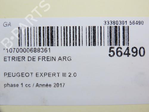 Left rear brake caliper PEUGEOT EXPERT Van (V_) 2.0 BlueHDi 120 | BP30841113M107 - Image 5