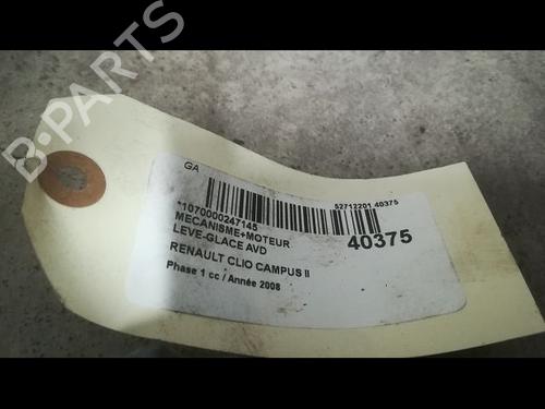 Front right window mechanism RENAULT CLIO II (BB_, CB_) 1.5 dCi (B/CB3M) | BP9609968C23