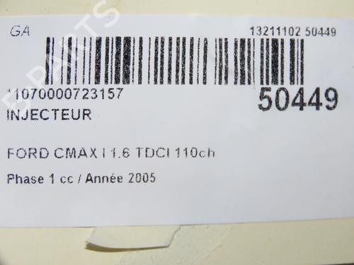 Injector FORD FOCUS C-MAX (DM2) 1.6 TDCi | BP32691151M100  - Image 5