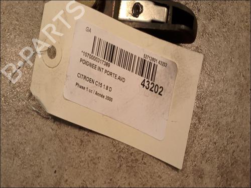 Used Front right interior door handle CITROËN C15 Box Body/MPV (VD_) 1.8 D (60 hp) 23175925