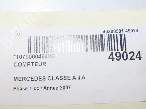 Used Instrument cluster MERCEDES-BENZ A-CLASS (W169) A 160 CDI (169.006, 169.306) (82 hp) 29415155
