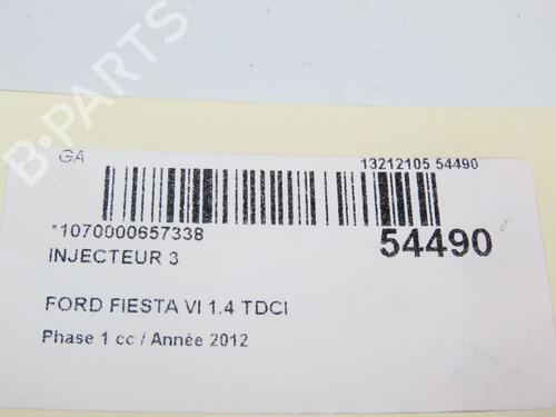 Used Injector FORD FIESTA VI (CB1, CCN) 1.4 TDCi (70 hp) 29263753