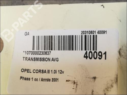 Left front driveshaft OPEL CORSA C (X01) 1.0 (F08, F68) | BP9607727M38 
