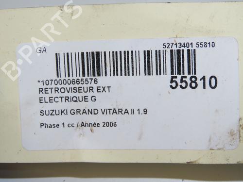 Bakspejl venstre SUZUKI GRAND VITARA II (JT, TE, TD) 1.9 DDiS All-wheel Drive (JT419, TD44, JB419WD, JB419XD,... (129 hp) 32076132