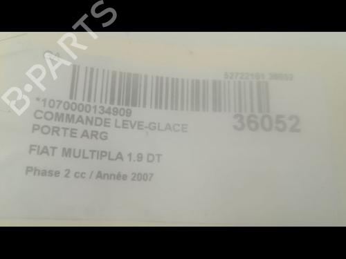 Used Left rear window switch FIAT MULTIPLA (186_) 1.9 JTD (186AXE1A) (120 hp) 9599359