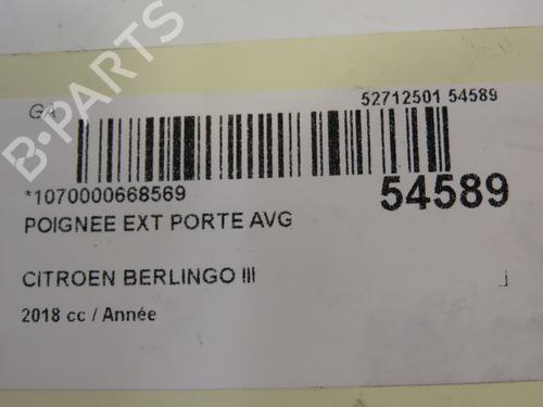 Front left exterior door handle CITROËN BERLINGO Box Body/MPV (K9) 1.6 BlueHDi 100 | BP29415161C128 