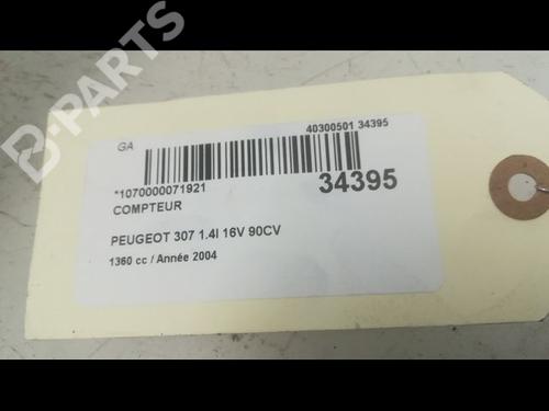 Instrument cluster PEUGEOT 307 (3A/C) 1.4 16V | BP9595786C47 