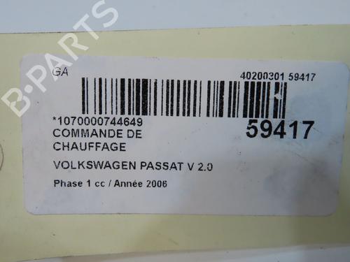 Climate control VW PASSAT B6 (3C2) 2.0 TDI 16V | BP36395887I5 - Image 5