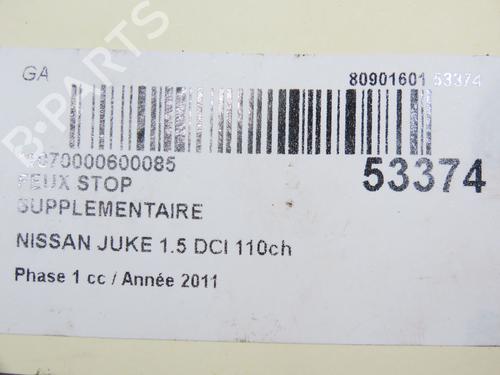 Third brake light NISSAN JUKE (F15) 1.5 dCi | BP28969740L11 