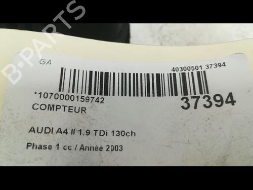 Used Instrument cluster AUDI A4 B6 (8E2) 1.9 TDI (130 hp) 9601246