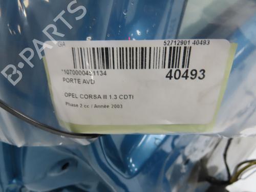 Dør høyre foran OPEL CORSA C (X01) 1.3 CDTI (F08, F68) (70 hp) 28831230