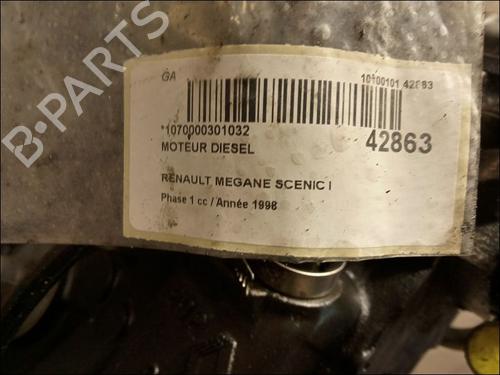 Used Engine RENAULT MEGANE Scenic (JA0/1_) 1.9 D (JA0J) (64 hp) 9617503