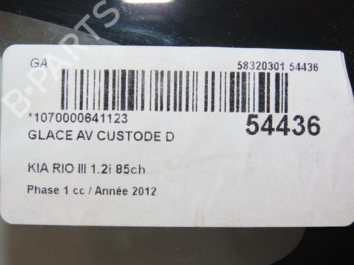 Front right quarter glass KIA RIO III (UB) 1.25 CVVT | BP28969349C112 