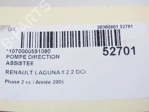 Used Steering pump RENAULT LAGUNA II (BG0/1_) 2.2 dCi (BG0F) (150 hp) 28829760