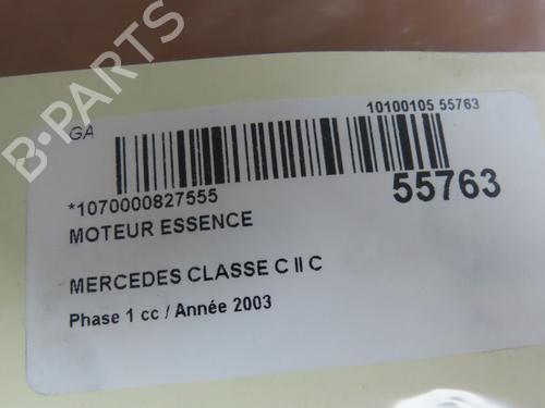 Used Engine Engine MERCEDES-BENZ C-CLASS (W203) C 180 Kompressor (203.046) (143 hp) 40162841 40162841