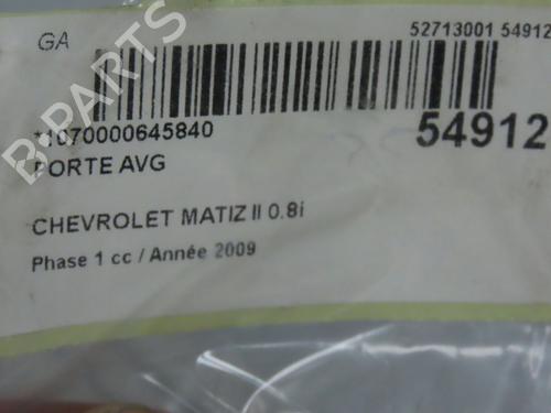 Used Left front door CHEVROLET MATIZ (M200, M250) 0.8 (52 hp) 29150991