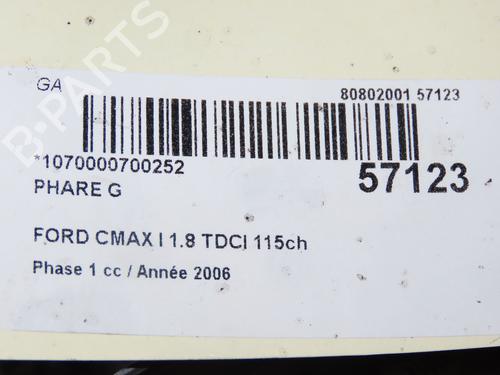 Left headlight FORD FOCUS C-MAX (DM2) 1.8 TDCi | BP33059471C28 - Image 5