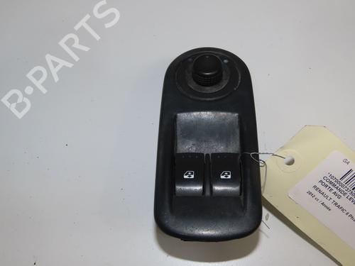 Used Left front window switch Left front window switch RENAULT TRAFIC II Van (FL) 2.0 dCi 90 (FL0H, FL00, FL01, FL0M, FL0P, FL0S) (90 hp) 33633965 33633965