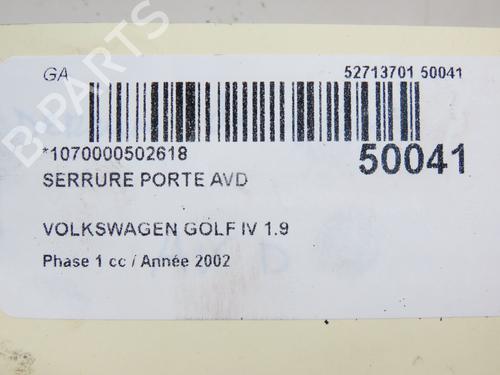 Front right lock VW GOLF IV (1J1) 1.9 TDI | BP28968772C97 