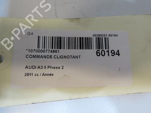 Steering column stalk AUDI A3 (8P1) 2.0 TDI 16V | BP38915807I23 - Image 5