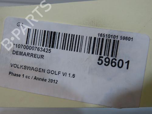 Used Starter Starter VW GOLF VI (5K1) 1.6 TDI (105 hp) 39732776 39732776