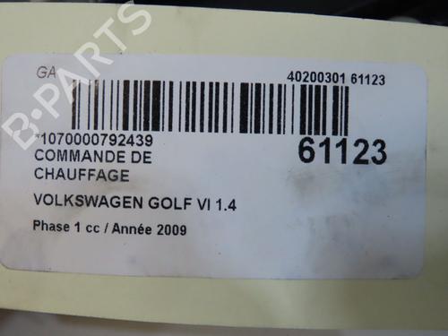 Climate control VW GOLF VI (5K1) 1.4 TSI | BP38341655I5 - Image 5