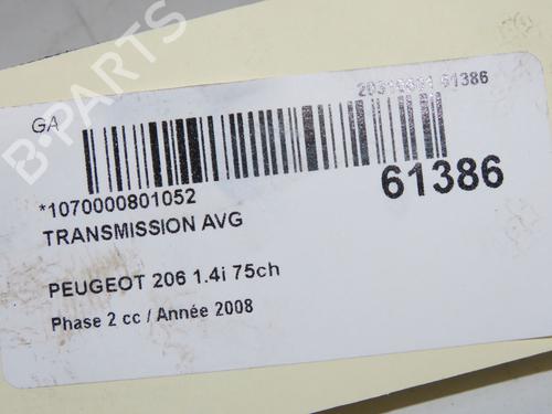 Used Left front driveshaft Left front driveshaft PEUGEOT 206 Hatchback (2A/C) 1.4 i (75 hp) 40026316 40026316