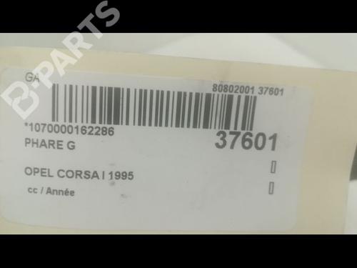 Left headlight OPEL CORSA B (S93) 1.5 D (F08, F68, M68) | BP9601396C28 
