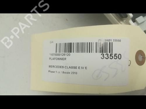 Used Interior roof light MERCEDES-BENZ E-CLASS Coupe (C207) E 350 CDI (207.322) (231 hp) 9598800