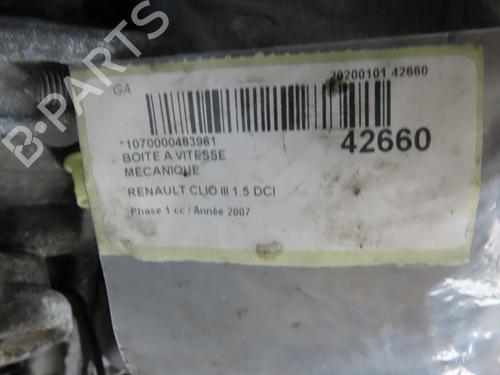 Gearbox RENAULT CLIO III (BR0/1, CR0/1) 1.5 dCi (C/BR0G, C/BR1G) | BP28829379M3 