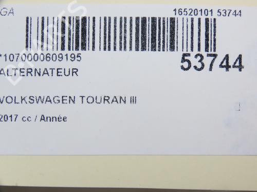 Alternator VW TOURAN (5T1) 2.0 TDI | BP31120070M7  - Image 7