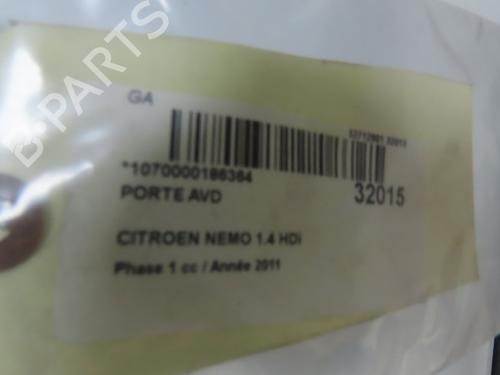 Used Right front door CITROËN NEMO Box Body/MPV (AA_) 1.4 HDi (68 hp) 9605159