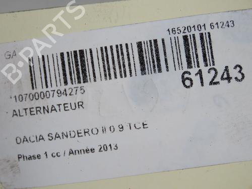 Alternator DACIA SANDERO II TCe 90 (B8M1, B8MA, B8AC) | BP40240999M7 - Image 9