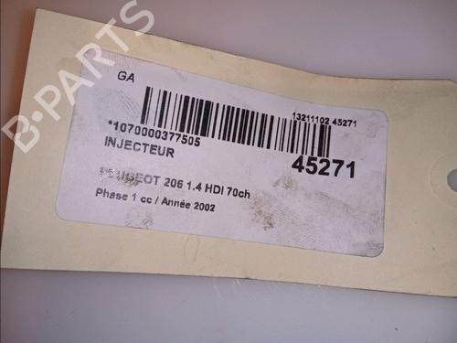 Injector PEUGEOT 206 Hatchback (2A/C) 1.4 HDi eco 70 | BP11098899M100 