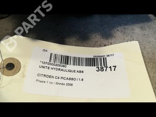 ABS pump CITROËN C4 Picasso I MPV (UD_) 1.6 HDi | BP9604160M43 