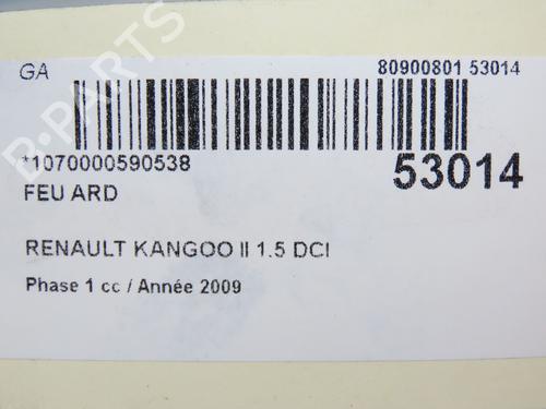 Used Right taillight RENAULT KANGOO BE BOP (KW0/1_) 1.5 dCi (KW0F) (103 hp) 28832681