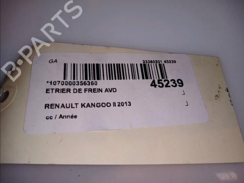 Used Right front brake caliper RENAULT KANGOO Express (FW0/1_) 1.5 dCi 110 (FW06, FW12) (110 hp) 14877702