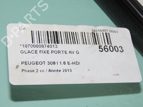 Used Front left quarter glass PEUGEOT 308 I (4A_, 4C_) 1.6 HDi (114 hp) 29872338