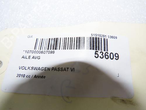 Used Left front fenders Left front fenders VW PASSAT B7 (362) 2.0 TDI (140 hp) 35340335 35340335