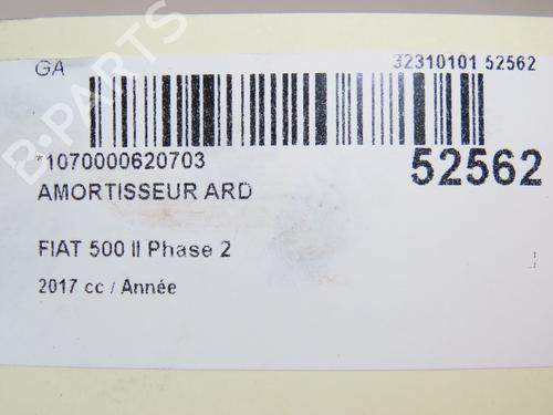 Used Right rear shock absorber Right rear shock absorber ABARTH 500 / 595 / 695 1.4 (312.AXZ11) (165 hp) 28967558 28967558