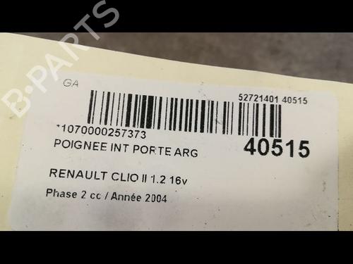 Used Rear left interior door handle Rear left interior door handle RENAULT CLIO II (BB_, CB_) 1.2 16V (BB05, BB0W, BB11, BB27, BB2T, BB2U, BB2V, CB05,... (75 hp) 9610608 9610608