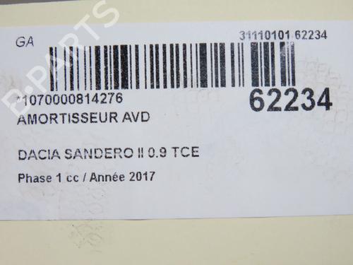 Right front shock absorber DACIA SANDERO II TCe 90 (B8M1, B8MA, B8AC) | BP40554253M17 - Image 5