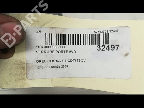Front right lock OPEL CORSA D (S07) 1.3 CDTI (L08, L68) | BP9595232C97 