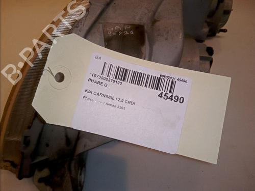 Left headlight KIA CARNIVAL II (GQ) 2.9 CRDi | BP14952024C28 
