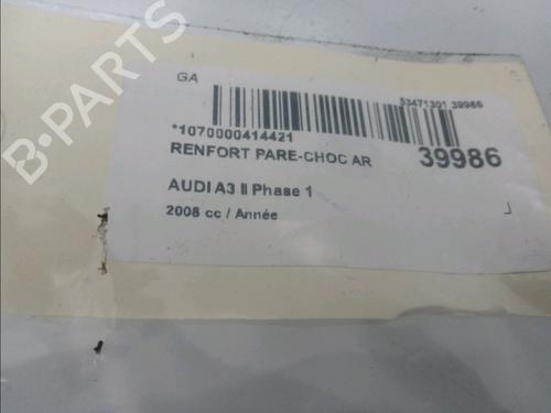 rear-bumper-reinforcement-audi-a3-8p1-19-tdi-8p3807309-2003-2004-2005-2006-2007-2008-2009-2010-2011-2012-2013-12604690 main image