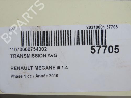 Left front driveshaft RENAULT MEGANE III Hatchback (BZ0/1_, B3_) 1.4 TCe (BZ0F, BZ1V) | BP36582976M38 - Image 3